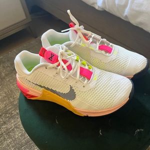 Nike Metcon X Rawdacious White Pollen Gym Training Shoe - Size 7.5